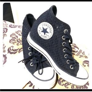 Rare Converse Crochet Sneakers 7